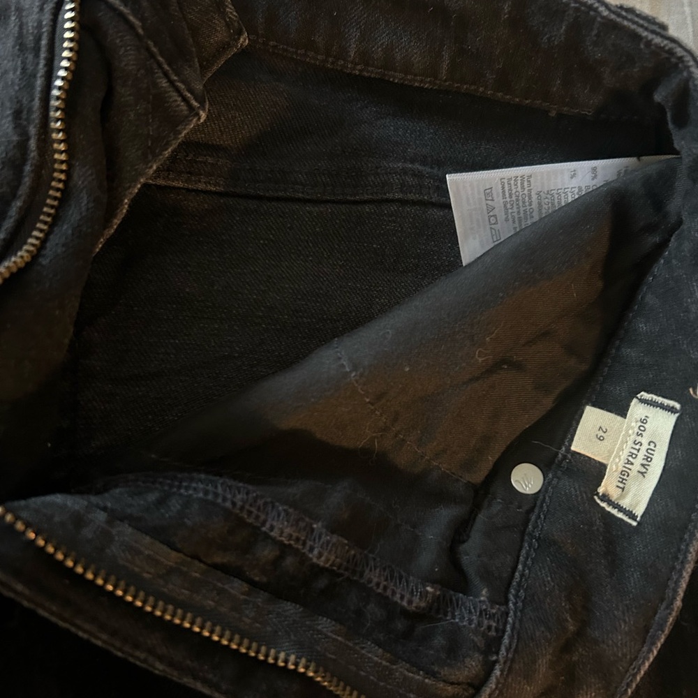 Size 29 Madewell Black Denim Jeans